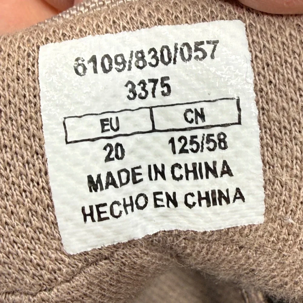 Zara Size EU20 US4.5 Brown Winter Boots Lace Up Zip Closure Kids‎